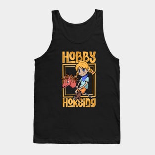 Girl at Hobby Horsing Tank Top